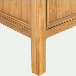 Buffet bas en teck recyclé - bois clair