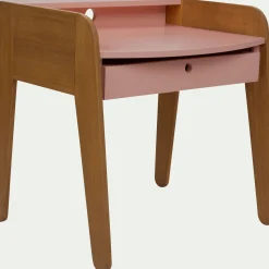 Bureau enfant en acacia - rose