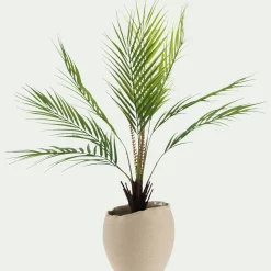 Cache-pot en grès D19,5cm - beige