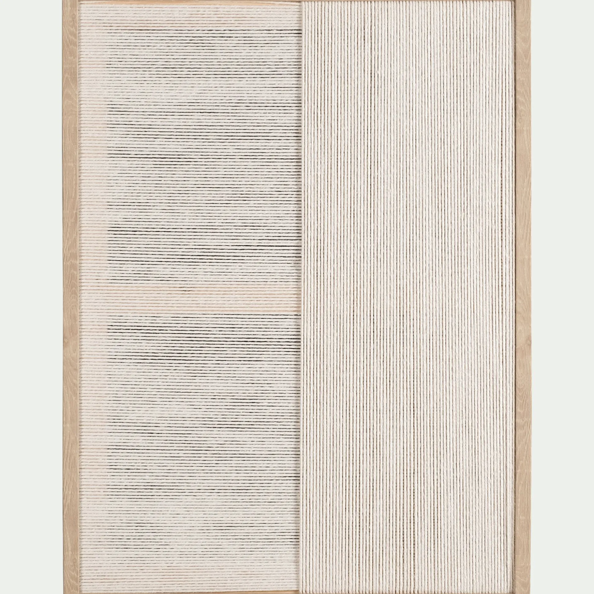 Cadre décoratif en corde 45x60cm - beige