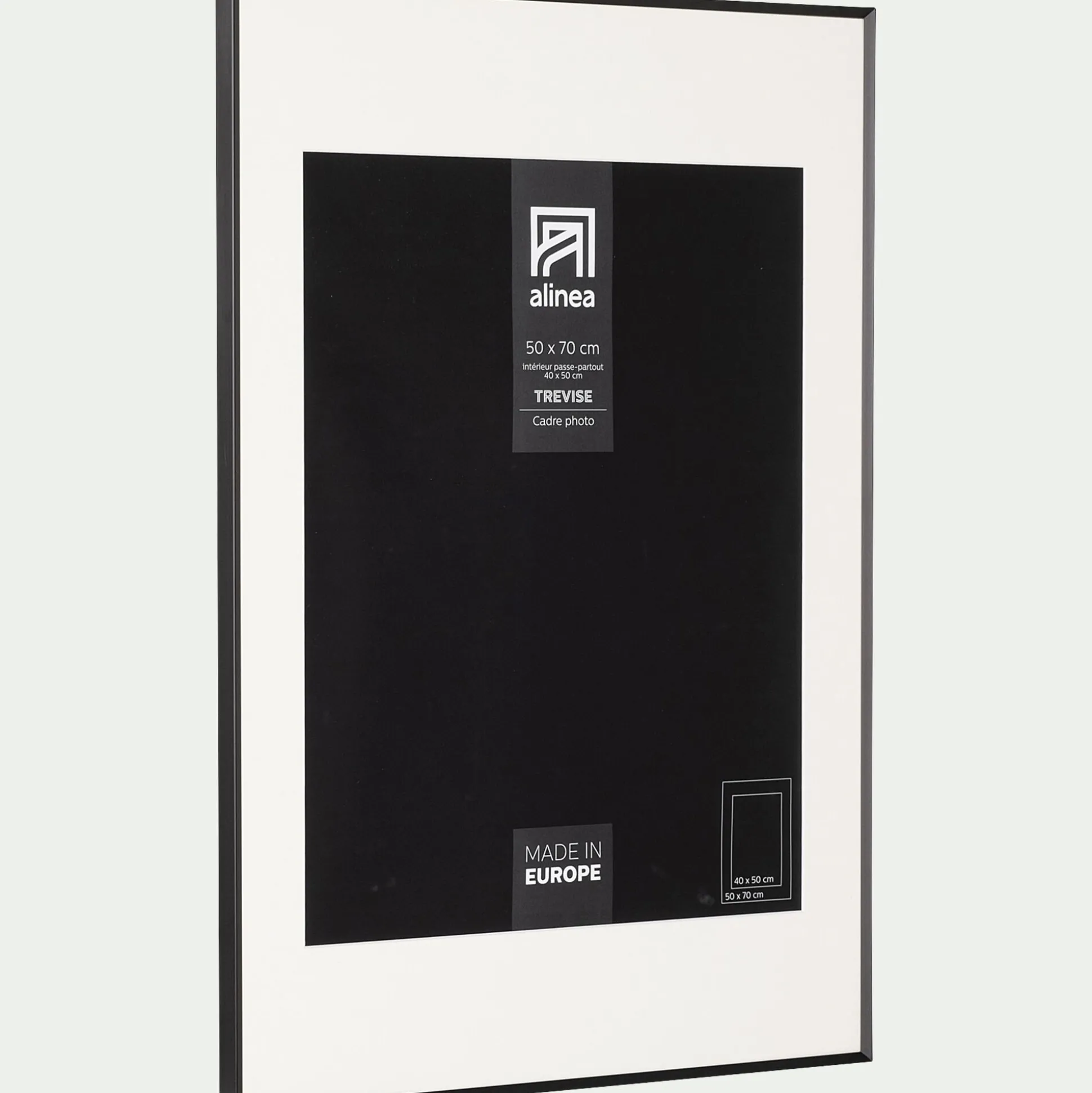 Cadre en aluminium 50x70cm - noir