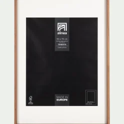 Cadre en bois de noyer 50x70cm - naturel