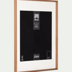 Cadre en bois de noyer 50x70cm - naturel