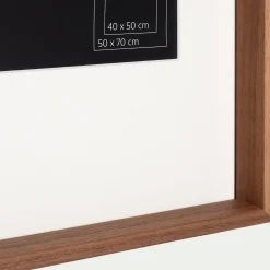 Cadre en bois de noyer 50x70cm - naturel