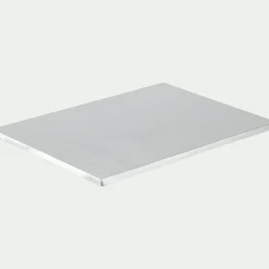 Cake drum rectangulaire 30x40cm - argenté métallisé