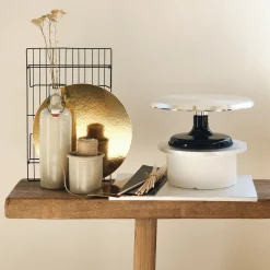 Cake drum rond en carton D25cm - argenté