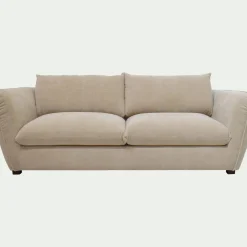 Canapé 4 places convertible en tissu Nature - beige