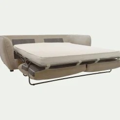 Canapé 4 places convertible en tissu Nature - beige