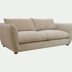 Canapé 4 places convertible en tissu Nature - beige