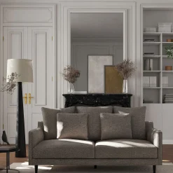 Canapé 3 places convertible en tissu genesis - beige alpilles