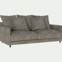 Canapé 3 places convertible en tissu genesis - beige alpilles