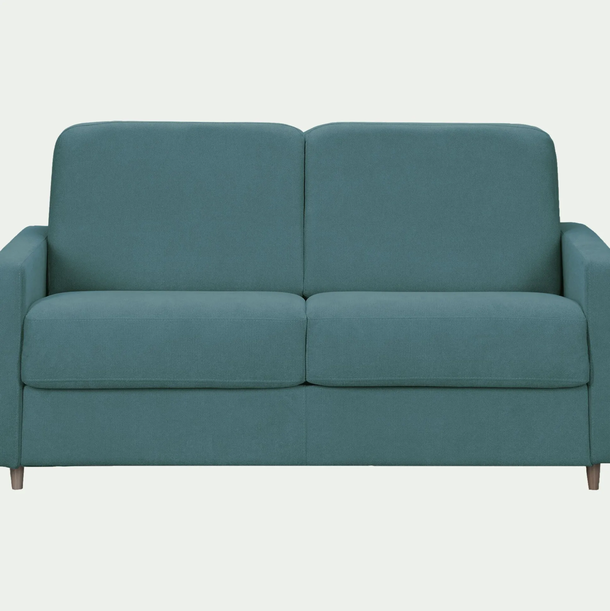 Canapé 4 places convertible en tissu Stella densité 25kg/m3 - bleu