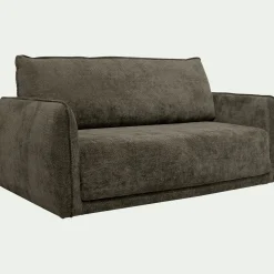 Canapé 3 places convertible en tissu Eden - vert cèdre