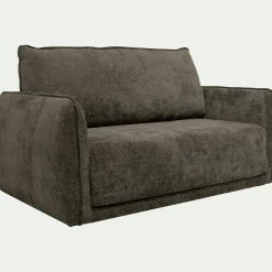 Canapé 2 places convertible en tissu Eden - vert cèdre