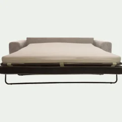 Canapé 4 places convertible en tissu Storm - taupe