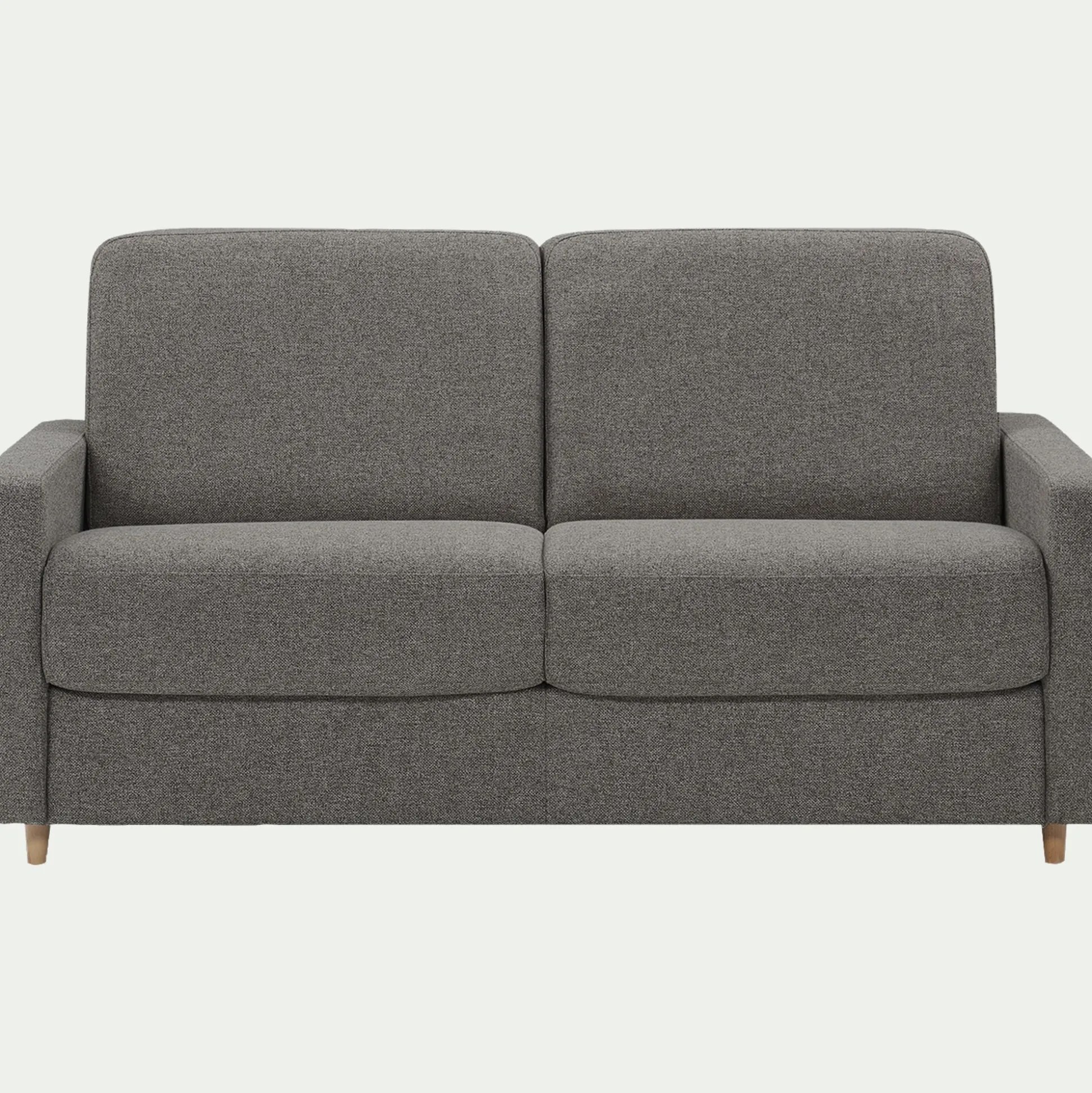 Canapé 4 places convertible en tissu matelas densité 25kg/m3 - gris anthracite