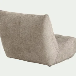 Canapé 2 places en tissu chenille - beige roucas