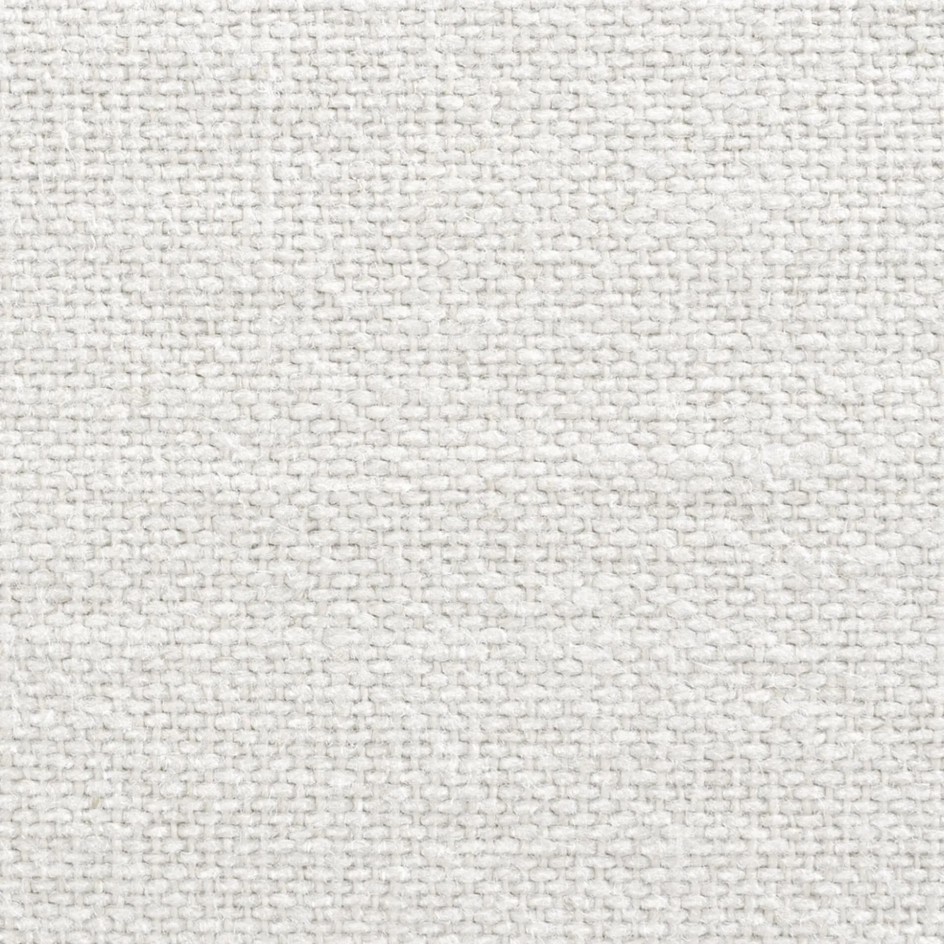 Canapé 3 places fixe en lin - blanc