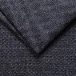 Canapé 3 places fixe en tissu Crown - bleu calabrun