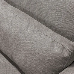 Canapé 5 places fixe en tissu Bloq - gris moyen