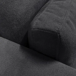 Canapé 5 places fixe en tissu Bloq - gris anthracite