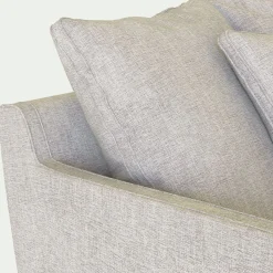 Canapé 4 places fixe en tissu monclar - beige roucas