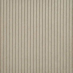 Canapé d'angle chaise longue gauche fixe en velours côtelé Azores - gris taupe