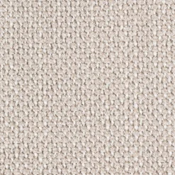 Canapé d'angle droit convertible en tissu tramé - beige roucas