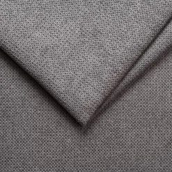 Canapé d'angle gauche fixe en tissu Crown - gris restanque