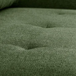 Canapé d'angle réversible fixe en tissu Loft - vert cèdre