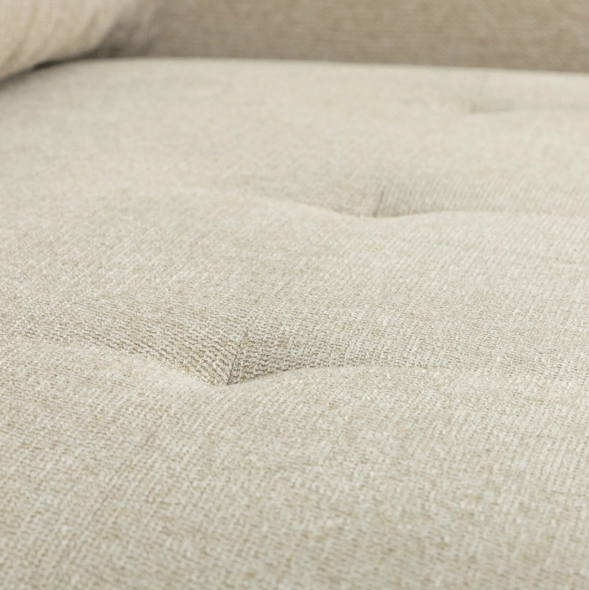 Canapé d'angle réversible fixe en tissu Loft - beige roucas