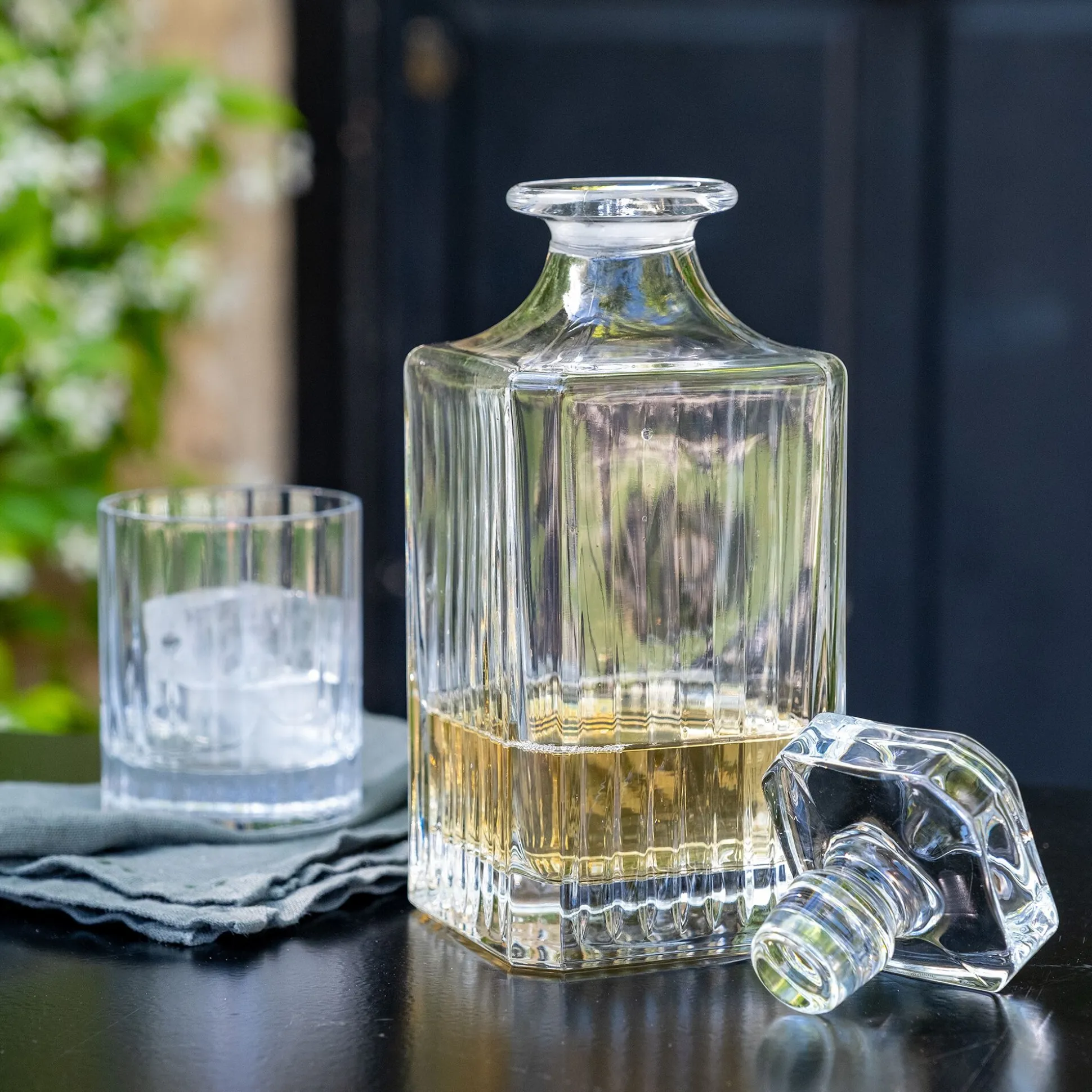 Carafe à whisky en cristal 75cl - transparent