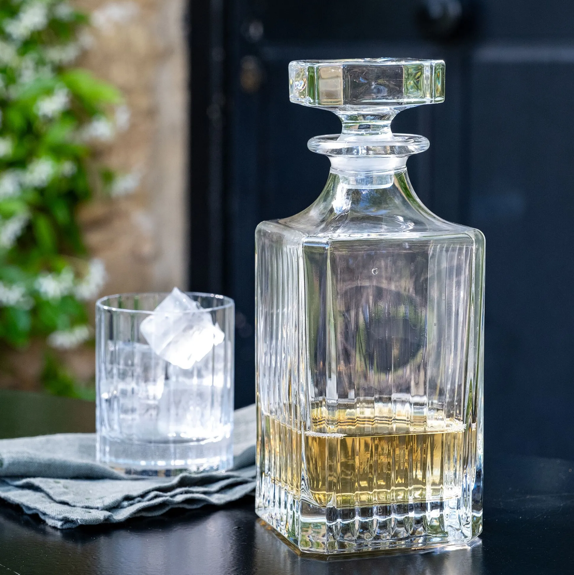 Carafe à whisky en cristal 75cl - transparent