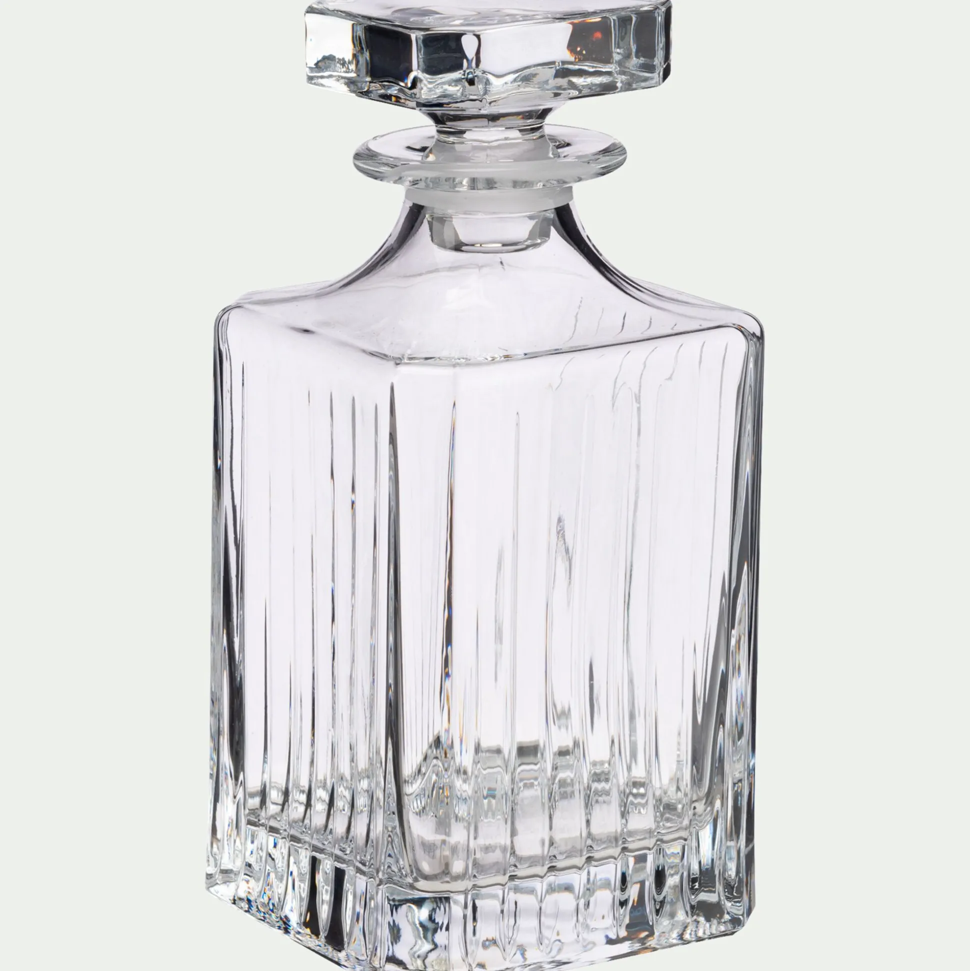 Carafe à whisky en cristal 75cl - transparent