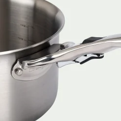 Casserole en inox De Buyer D18cm - gris métallisé