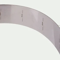 Cercle réglable en inox D16cm à D28cm - argenté