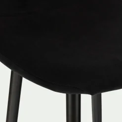 Chaise de bar - noir H66cm