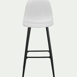 Chaise de bar H75cm - gris borie