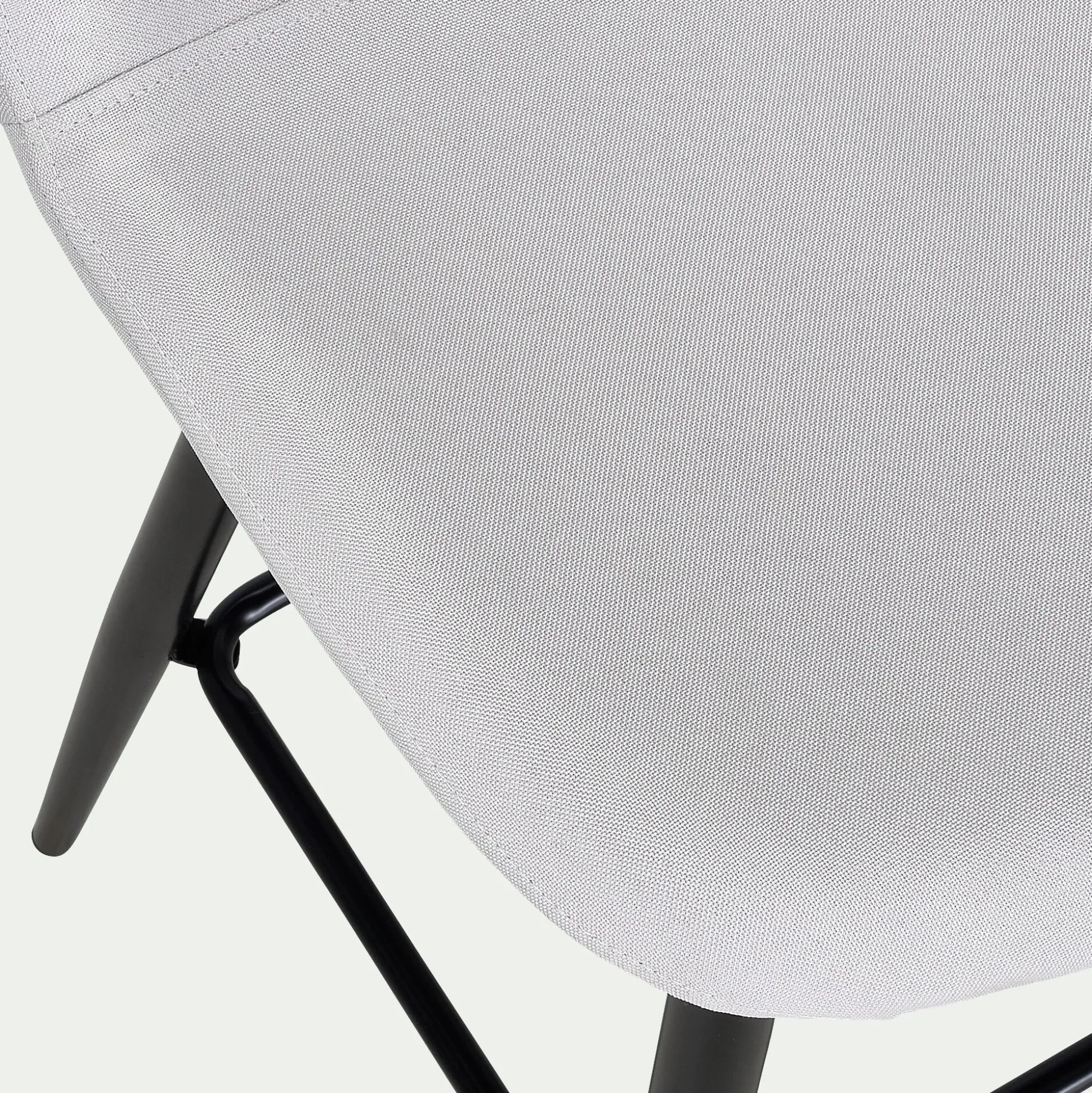 Chaise de bar H75cm - gris borie