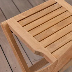 Chaise de jardin pliante en teck - bois clair