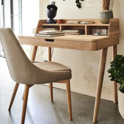 Chaise en tissu - beige