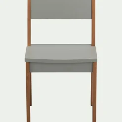 Chaise enfant en acacia - vert olivier