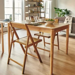 Chaise pliante en bois - bois clair