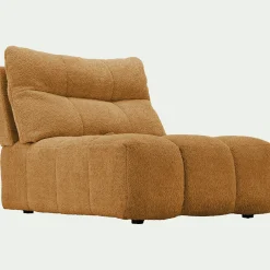 Chauffeuse avance - recule en tissu campo - jaune argan