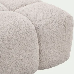 Chauffeuse avance - recule en tissu campo - blanc écru