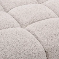 Chauffeuse avance - recule en tissu campo - blanc écru