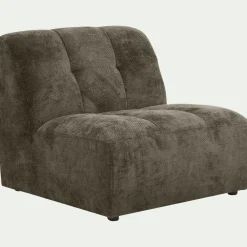 Chauffeuse en tissu Eden - vert cèdre