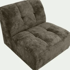 Chauffeuse en tissu Eden - vert cèdre