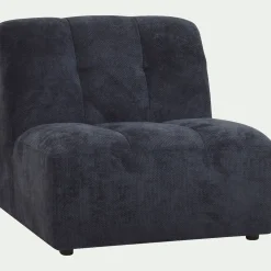 Chauffeuse en tissu Eden - bleu marine