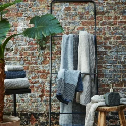 Échelle porte-serviettes en métal - noir